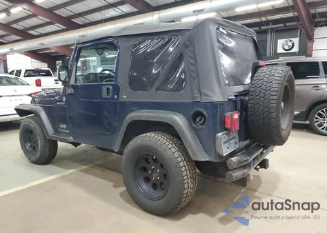 2005 Jeep Wrangler / Tj Sport z USA, uszkodzony, nr VIN 1J4FA49S05P314677